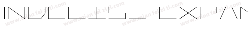 Indecise Expanded Me字体转换